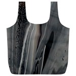 Black Marble Full Print Recycle Bag (XL) Back