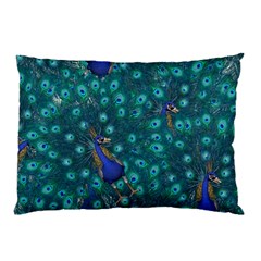 Peacocks Pillow Case (two Sides) by snowwhitegirl