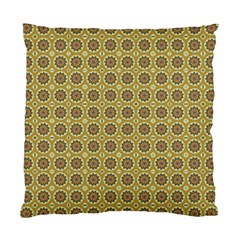 Floral Circles Yellow Standard Cushion Case (two Sides)