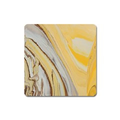 Yellow Jungle Square Magnet by WILLBIRDWELL