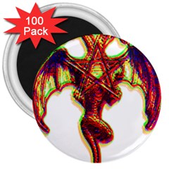 Demon 3  Magnets (100 Pack) by ShamanSociety