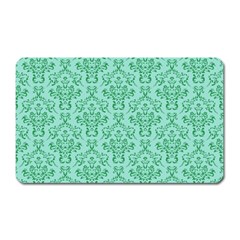 Victorian Teal Ornamental Magnet (rectangular) by snowwhitegirl