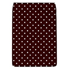 Little  Dots Maroon Removable Flap Cover (l) by snowwhitegirl