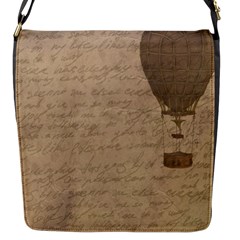 Letter Balloon Flap Closure Messenger Bag (s) by vintage2030