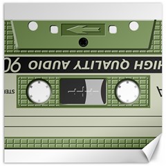 Cassette 40267 1280 Canvas 12  X 12  by vintage2030