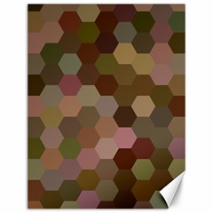 Brown Background Layout Polygon Canvas 12  X 16  by Sapixe