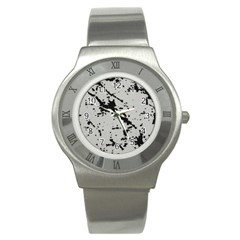 Fabric Textile Texture Macro Model Stainless Steel Watch by Sapixe