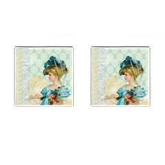 Lady 1112776 1920 Cufflinks (square) by vintage2030