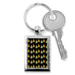 Pears Black Key Chains (rectangle)  by snowwhitegirl