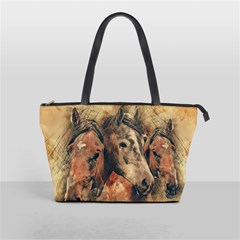 Head Horse Animal Vintage Classic Shoulder Handbag by Simbadda