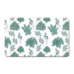 Flower Pattern Pattern Design Magnet (rectangular) by Celenk