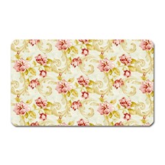 Background Pattern Flower Spring Magnet (rectangular) by Celenk