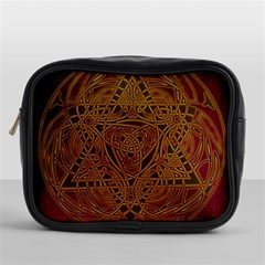 Beautiful Art Pattern Mini Toiletries Bag (one Side) by Nexatart