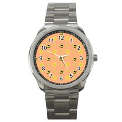 Bee A Bug Nature Sport Metal Watch by Nexatart