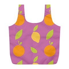 Seamlessly Pattern Fruits Fruit Full Print Recycle Bag (l) by Nexatart