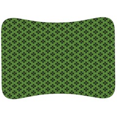 Logo Kek Pattern Black And Kekistan Green Background Velour Seat Head Rest Cushion by snek