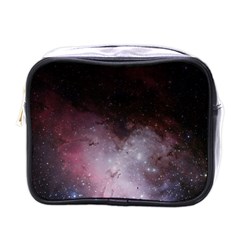 Eagle Nebula Wine Pink And Purple Pastel Stars Astronomy Mini Toiletries Bag (one Side) by genx