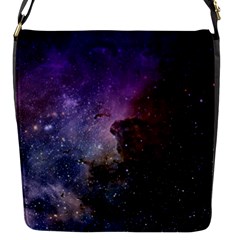 Carina Nebula Ngc 3372 The Grand Nebula Pink Purple And Blue With Shiny Stars Astronomy Flap Closure Messenger Bag (s) by genx