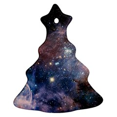 Carina Nebula Ngc 3372 The Grand Nebula Pink Purple And Blue With Shiny Stars Astronomy Ornament (christmas Tree)  by genx