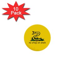 No Step On Snek Gadsden Flag Meme Parody 1  Mini Buttons (10 Pack)  by snek