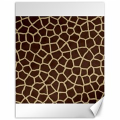 Giraffe Animal Print Skin Fur Canvas 12  X 16  by Wegoenart