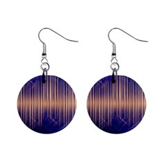 Background Dark Sound Disco Techno Mini Button Earrings by Simbadda