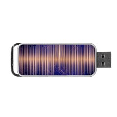 Background Dark Sound Disco Techno Portable Usb Flash (two Sides) by Simbadda