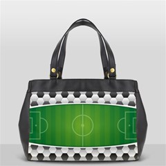 Background Sports Soccer Football Oversize Office Handbag (2 Sides) by Wegoenart