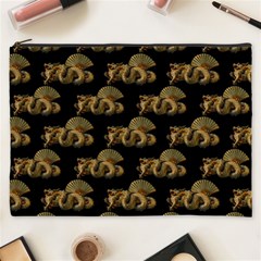 Dragon Motif Print Pattern Cosmetic Bag (xxxl) by dflcprintsclothing