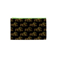 Dragon Motif Print Pattern Cosmetic Bag (xs) by dflcprintsclothing