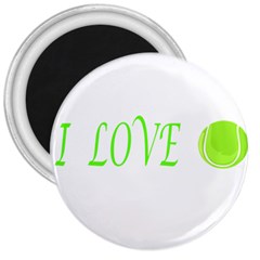 I Lovetennis 3  Magnets by Greencreations