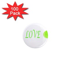 I Lovetennis 1  Mini Magnets (100 Pack)  by Greencreations