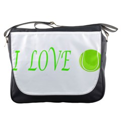 I Lovetennis Messenger Bag by Greencreations