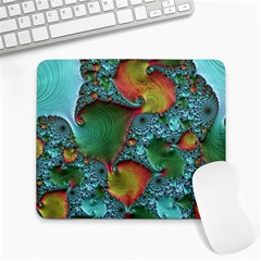 Fractal Art Colorful Pattern Large Mousepads by Pakrebo