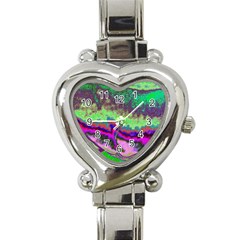 Clienmapcoat Heart Italian Charm Watch by PurpleDuckyDesigns