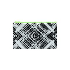 Pattern Tile Repeating Geometric Cosmetic Bag (xs)