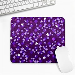 Textile Cross Pattern Square Large Mousepads by Pakrebo