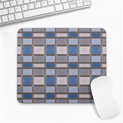 Abstract Seamless Fabric Blue Large Mousepads by Pakrebo