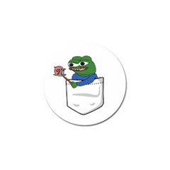 Apu Apustaja Roasting A Snail On A Campfire Pepe The Frog Pocket Tee Kekistan Golf Ball Marker by snek