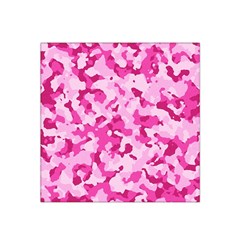 Standard Pink Camouflage Army Military Girl Funny Pattern Satin Bandana Scarf by snek