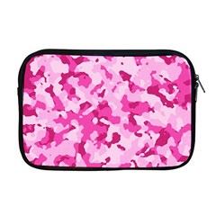 Standard Pink Camouflage Army Military Girl Funny Pattern Apple Macbook Pro 17  Zipper Case by snek