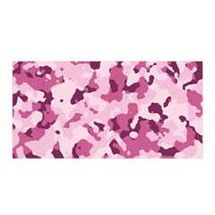 Standard Violet Pink Camouflage Army Military Girl Satin Wrap by snek