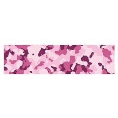 Standard Violet Pink Camouflage Army Military Girl Satin Scarf (oblong) by snek