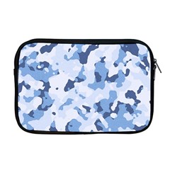 Standard Light Blue Camouflage Army Military Apple Macbook Pro 17  Zipper Case by snek