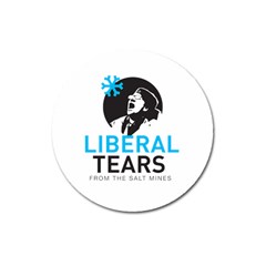 Liberal Tears Funny Screeching Democrat Screaming Magnet 3  (round) by snek