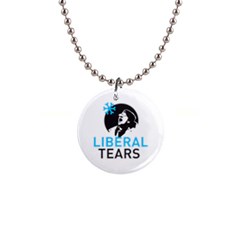 Liberal Tears Funny Screeching Democrat Screaming 1  Button Necklace by snek