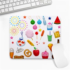 Summer Fair Food Goldfish Large Mousepads by Pakrebo