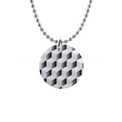 Cube Isometric 1  Button Necklace by Mariart