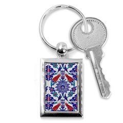 Art Artistic Ceramic Colorful Key Chains (rectangle)  by Pakrebo