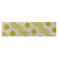 Abstract Background Hexagons Satin Scarf (oblong)